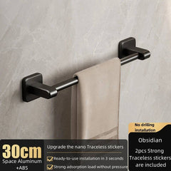 Sleek Space Aluminium Towel Rack | Kitchen | Luvasmr - Satisfyingly Organised