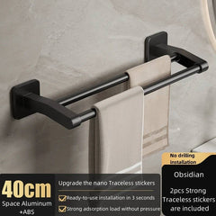 Sleek Space Aluminium Towel Rack | Kitchen | Luvasmr - Satisfyingly Organised