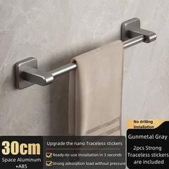 Sleek Space Aluminium Towel Rack | Kitchen | Luvasmr - Satisfyingly Organised