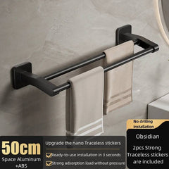 Sleek Space Aluminium Towel Rack | Kitchen | Luvasmr - Satisfyingly Organised