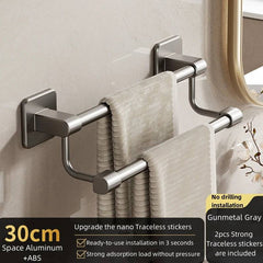 Sleek Space Aluminium Towel Rack | Kitchen | Luvasmr - Satisfyingly Organised