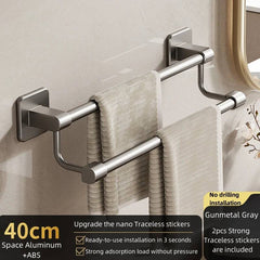Sleek Space Aluminium Towel Rack | Kitchen | Luvasmr - Satisfyingly Organised