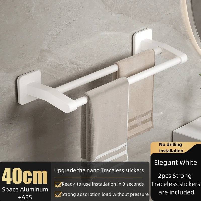 Sleek Space Aluminium Towel Rack | Kitchen | Luvasmr - Satisfyingly Organised