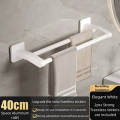 Sleek Space Aluminium Towel Rack | Kitchen | Luvasmr - Satisfyingly Organised