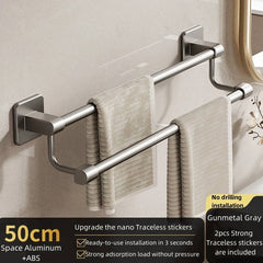 Sleek Space Aluminium Towel Rack | Kitchen | Luvasmr - Satisfyingly Organised