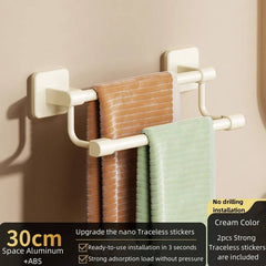 Sleek Space Aluminium Towel Rack | Kitchen | Luvasmr - Satisfyingly Organised
