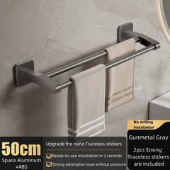 Sleek Space Aluminium Towel Rack | Kitchen | Luvasmr - Satisfyingly Organised