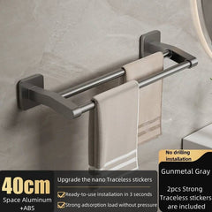 Sleek Space Aluminium Towel Rack | Kitchen | Luvasmr - Satisfyingly Organised