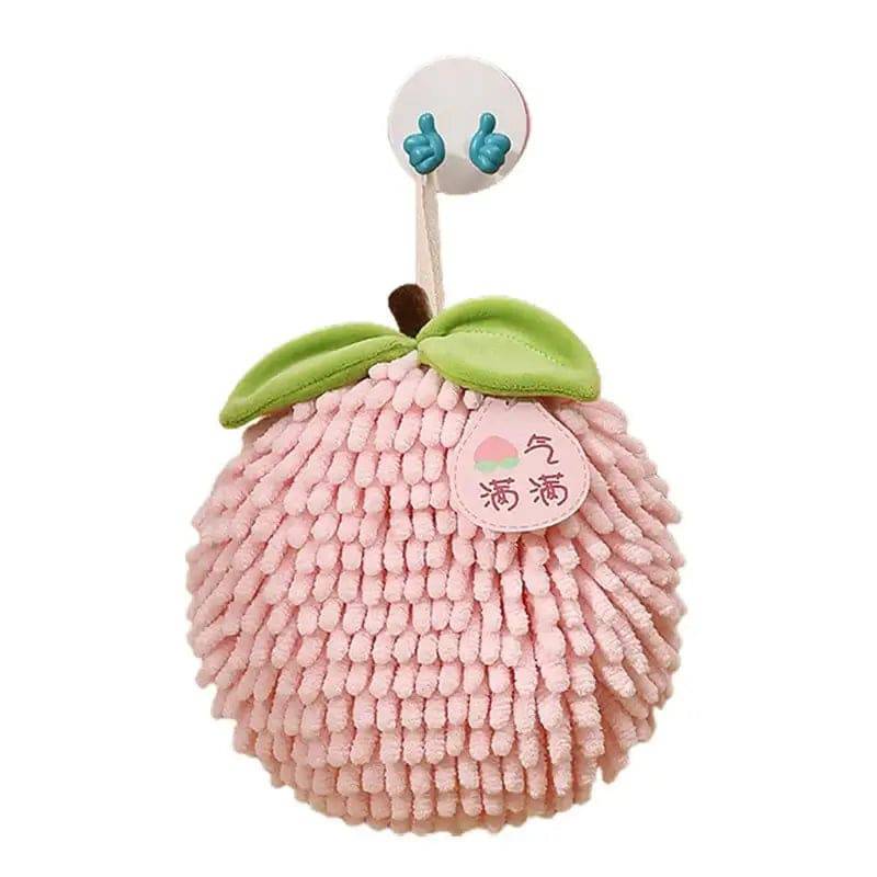 Chenille Hand Towel with Hanging Loop | Bathroom | Luvasmr - Satisfyingly Organised