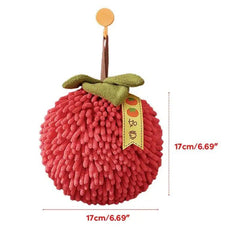 Chenille Hand Towel with Hanging Loop | Bathroom | Luvasmr - Satisfyingly Organised