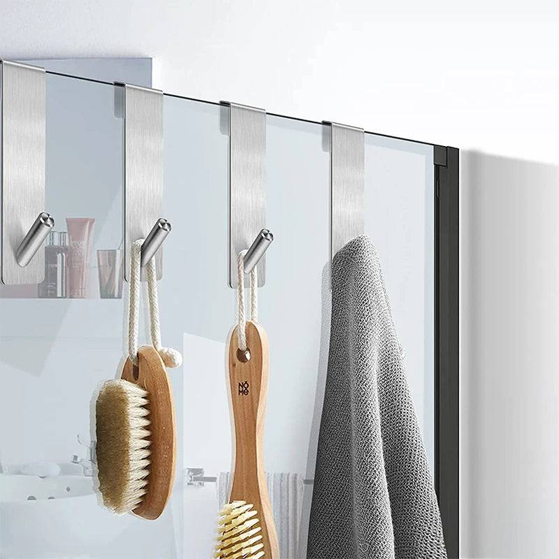 S-Shape Stainless Steel Shower Towel Rack | Bathroom | Luvasmr - Satisfyingly Organised