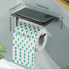 Aluminum Alloy Toilet Paper Holder WC roll Paper Holder perfume Shelf for Bathroom storage Accessories | Bathroom | Luvasmr - Satisfyingly Organised
