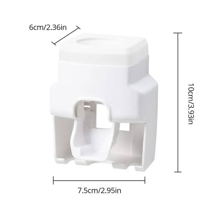 Automatic Toothpaste Dispenser with Toothbrush Holder | Bathroom | Luvasmr - Satisfyingly Organised