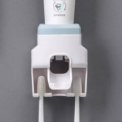 Automatic Toothpaste Dispenser with Toothbrush Holder | Bathroom | Luvasmr - Satisfyingly Organised