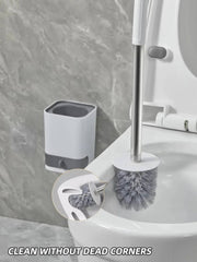 Punch-Free Wall-Mounted Toilet Brush | Bathroom | Luvasmr - Satisfyingly Organised