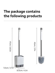 Punch-Free Wall-Mounted Toilet Brush | Bathroom | Luvasmr - Satisfyingly Organised