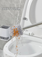 Punch-Free Wall-Mounted Toilet Brush | Bathroom | Luvasmr - Satisfyingly Organised
