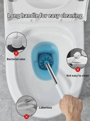Punch-Free Wall-Mounted Toilet Brush | Bathroom | Luvasmr - Satisfyingly Organised