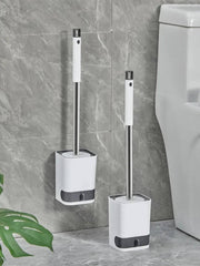 Punch-Free Wall-Mounted Toilet Brush | Bathroom | Luvasmr - Satisfyingly Organised