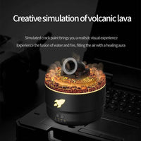 Lava Crack Aromatherapy Humidifier with realistic lava simulation and soothing essential oil diffusion.