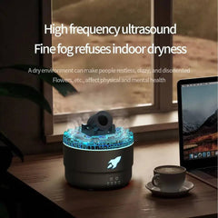 2024 New Creative Fort Aromatherapy Machine Household Lava Crack Humidifier Hotel Essential Oil Diffuser Aromatherapy Machine | Bathroom | Luvasmr - Satisfyingly Organised