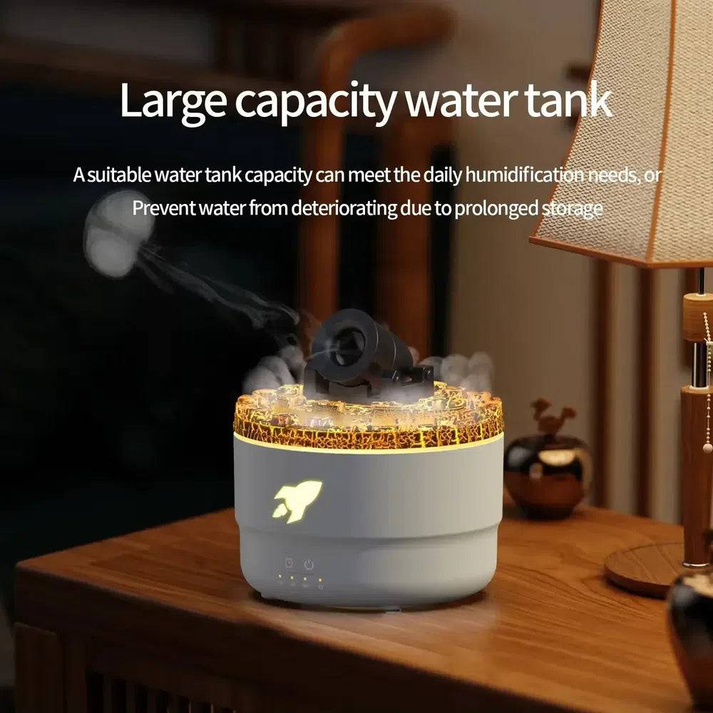 2024 New Creative Fort Aromatherapy Machine Household Lava Crack Humidifier Hotel Essential Oil Diffuser Aromatherapy Machine | Bathroom | Luvasmr - Satisfyingly Organised