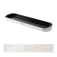 Wall-Mounted Shampoo Storage Rack with Towel Bar | Bathroom | Luvasmr - Satisfyingly Organised