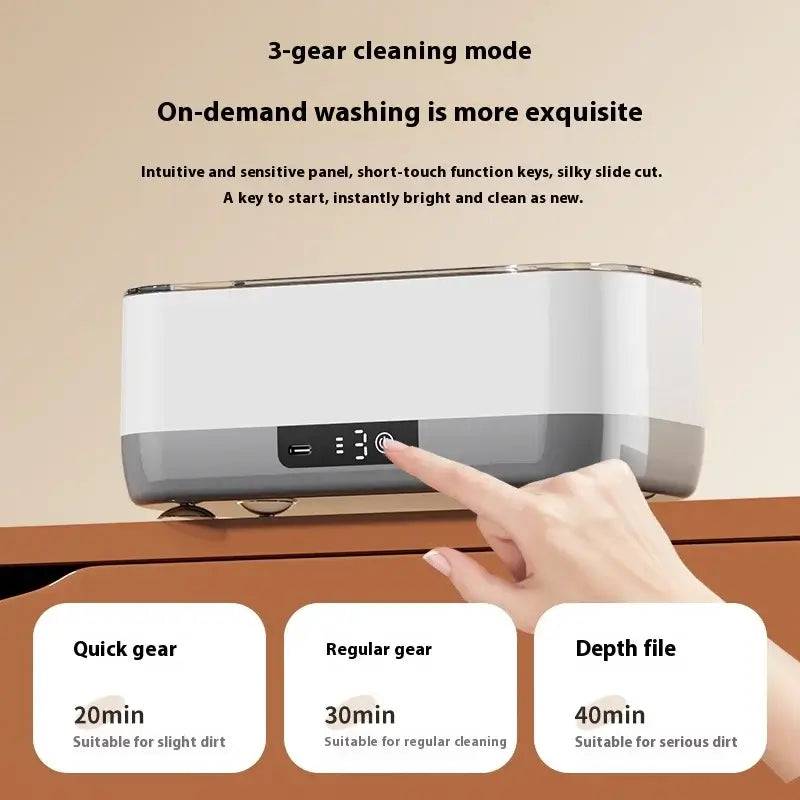 Ultrasonic Cleaning Machine USB Rechargeable High Frequency Vibration Wash Cleaner Jewelry Glasses Braces Cleaner |  | Luvasmr - Satisfyingly Organised