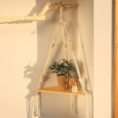 Boho Floating Wall Shelf | Bedroom | Luvasmr - Satisfyingly Organised