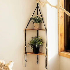 Boho Floating Wall Shelf | Bedroom | Luvasmr - Satisfyingly Organised