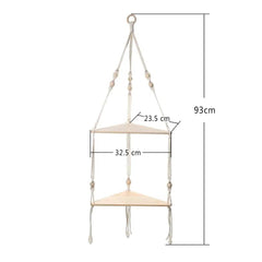 Boho Floating Wall Shelf | Bedroom | Luvasmr - Satisfyingly Organised