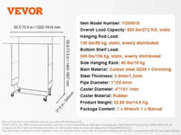 Heavy Duty Rolling Garment Rack | Bedroom | Luvasmr - Satisfyingly Organised