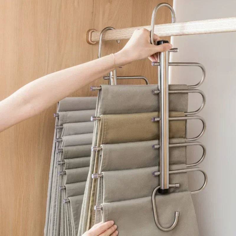 Wall-Mounted Folding Clothes Rack | Utility Room | Luvasmr - Satisfyingly Organised
