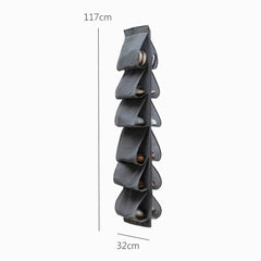 6 Layer Hanging Storage Bag Shoes Rack Storage Shoes Hanger Clothes Organizer Hanging Pocket Organizer Foldable Space Saving | Bedroom | Luvasmr - Satisfyingly Organised