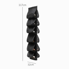 6 Layer Hanging Storage Bag Shoes Rack Storage Shoes Hanger Clothes Organizer Hanging Pocket Organizer Foldable Space Saving | Bedroom | Luvasmr - Satisfyingly Organised