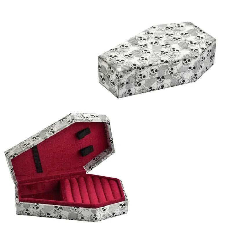 Gothic Velvet Jewelry Coffin Box - Luvasmr