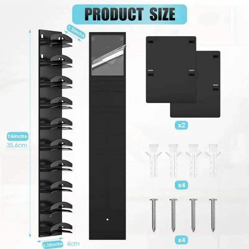 Ten Grid Wall Mounted Hat Rack | Bedroom | Luvasmr - Satisfyingly Organised
