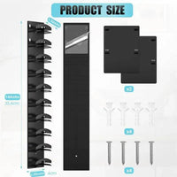 Ten Grid Wall Mounted Hat Rack | Bedroom | Luvasmr - Satisfyingly Organised