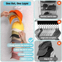 Ten Grid Wall Mounted Hat Rack | Bedroom | Luvasmr - Satisfyingly Organised