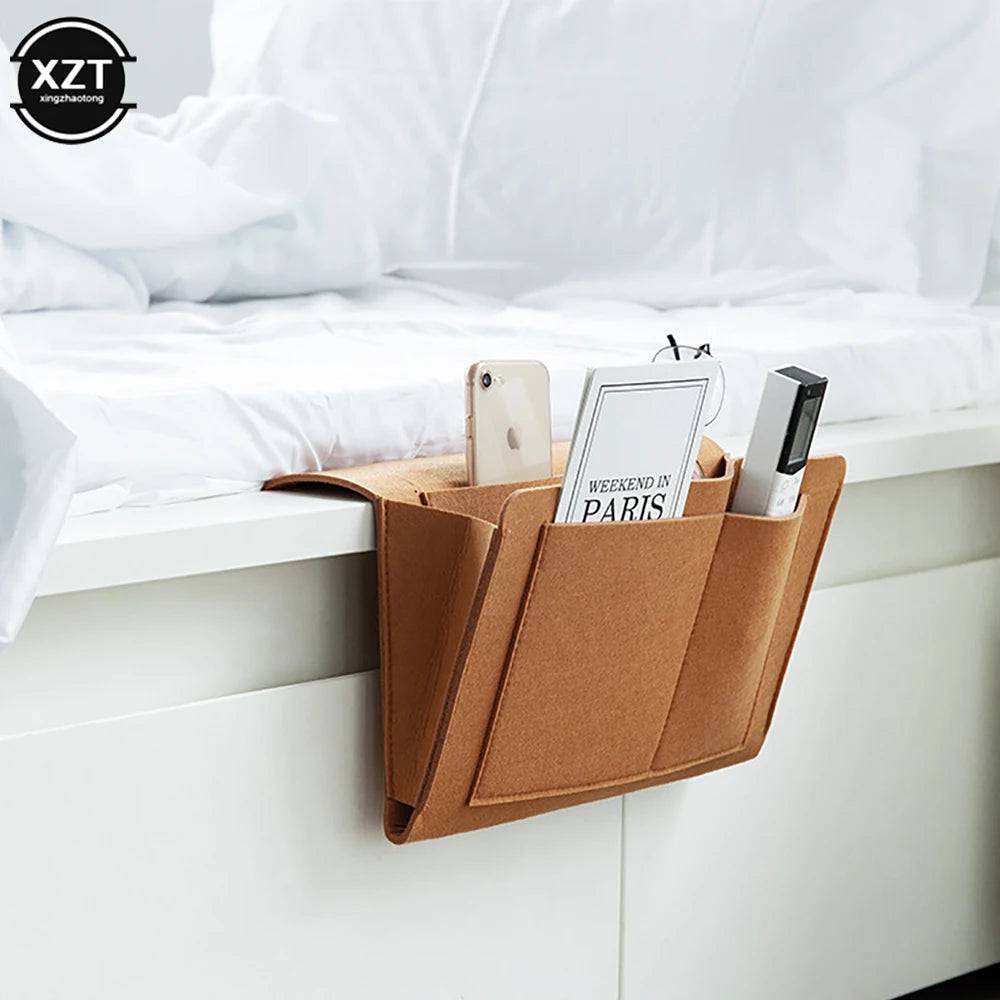Felt Bedside Storage Organiser | Bedroom | Luvasmr - Satisfyingly Organised