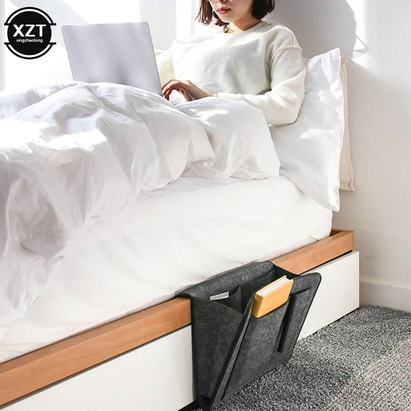 Felt Bedside Storage Organiser | Bedroom | Luvasmr - Satisfyingly Organised