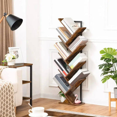 9-Tier Tree Bookshelf | Bedroom | Luvasmr - Satisfyingly Organised