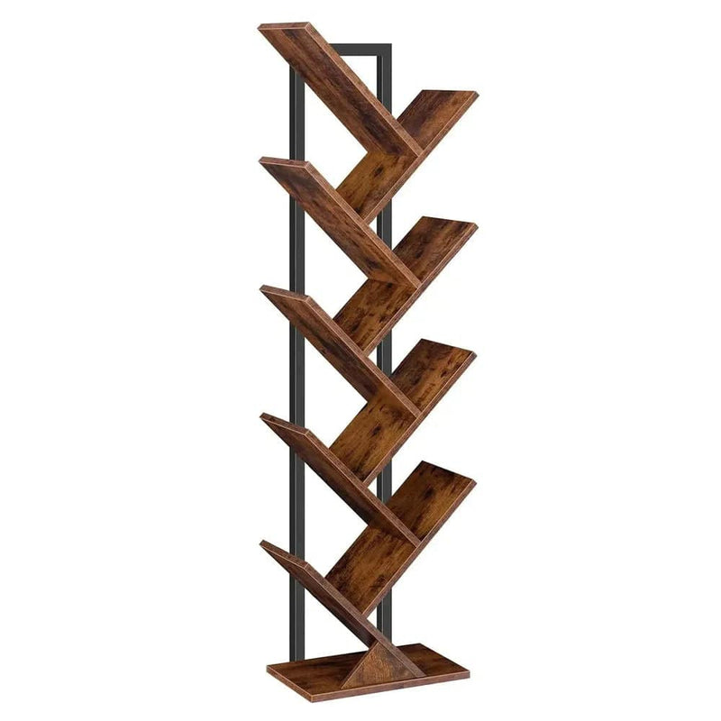 9-Tier Tree Bookshelf | Bedroom | Luvasmr - Satisfyingly Organised