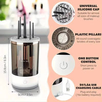 Electric Makeup Brush Cleaner | Bedroom | Luvasmr - Satisfyingly Organised