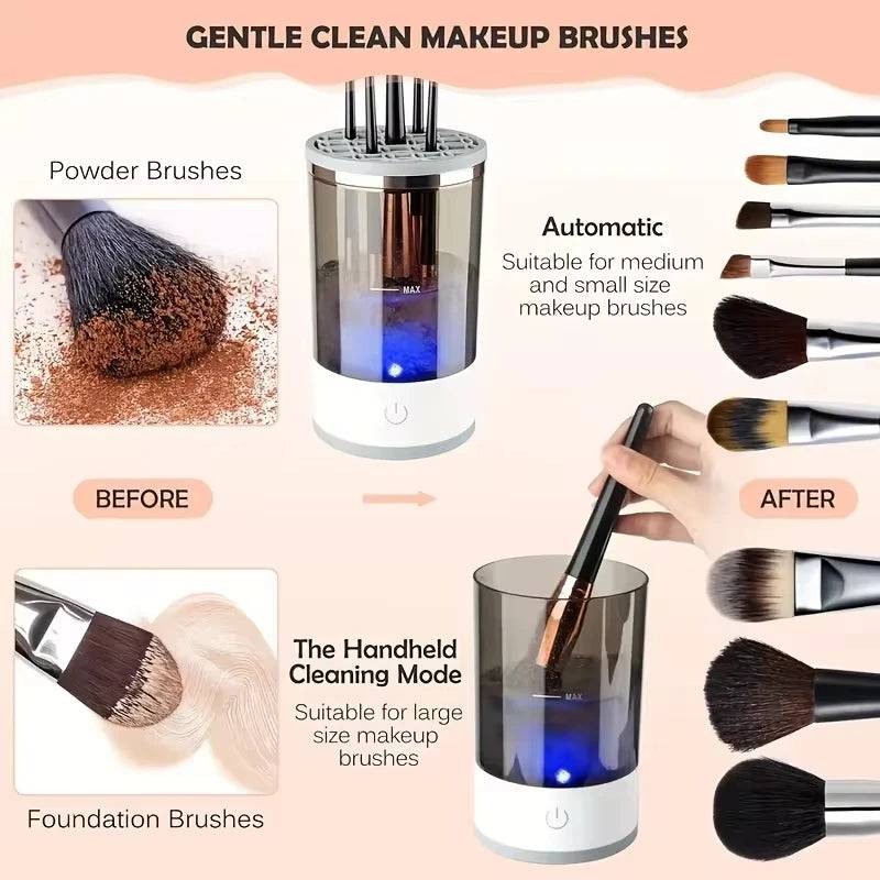 Electric Makeup Brush Cleaner | Bedroom | Luvasmr - Satisfyingly Organised