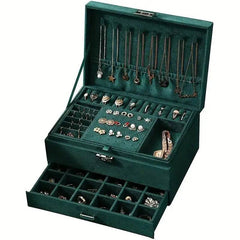 Green 3-Layer Jewellery Box | Bedroom | Luvasmr - Satisfyingly Organised
