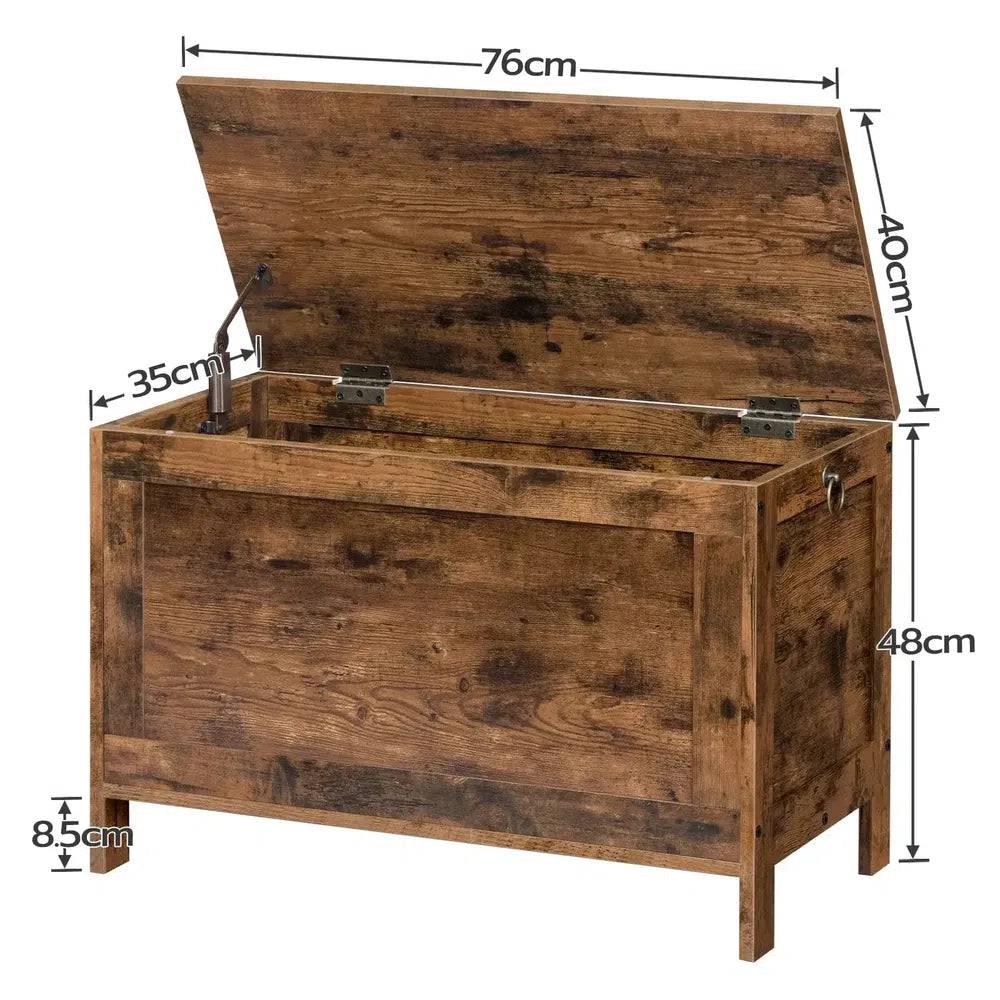 Wooden Storage Chest Toy Box with Lid | Bedroom | Luvasmr - Satisfyingly Organised