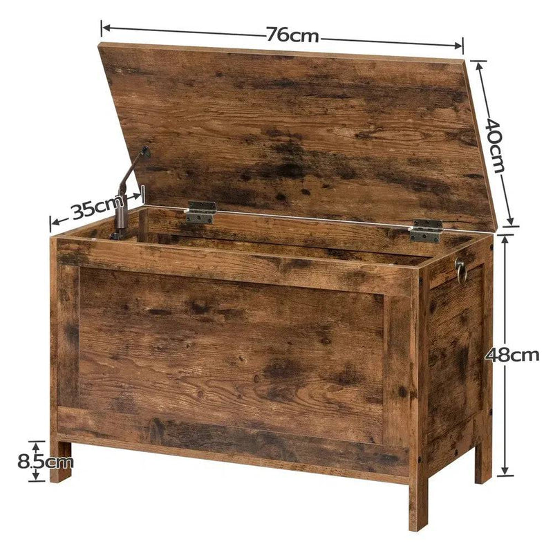 Wooden Storage Chest Toy Box with Lid | Bedroom | Luvasmr - Satisfyingly Organised