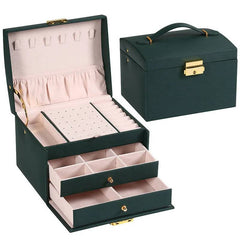 Three-layer Jewellery Storage Box | Bedroom | Luvasmr - Satisfyingly Organised