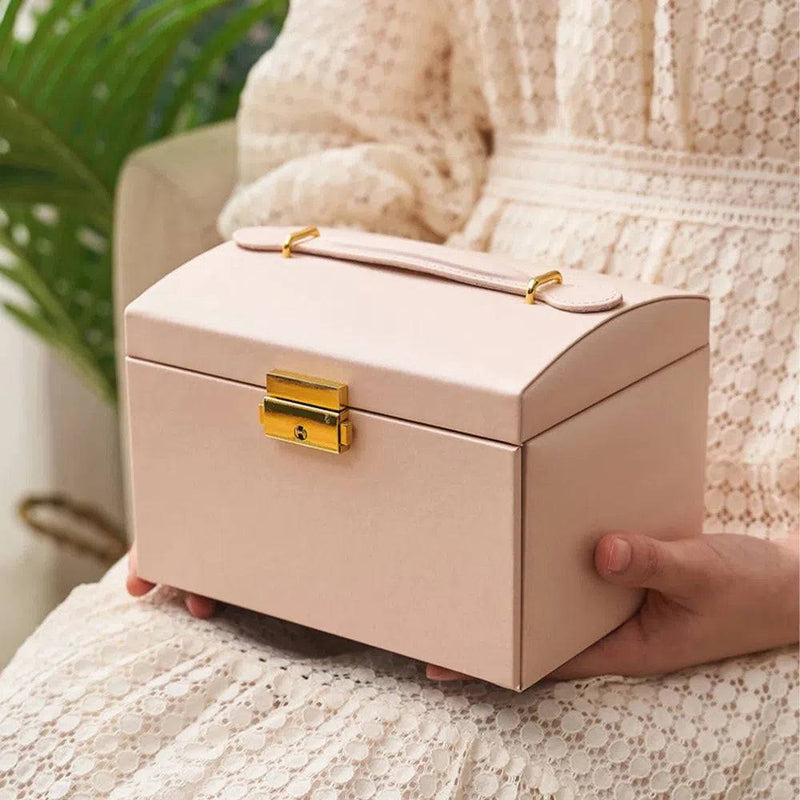 Three-layer Jewellery Storage Box | Bedroom | Luvasmr - Satisfyingly Organised